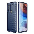 Skalo Moto G31 / G41 / G71 Carbon Fiber TPU-skal