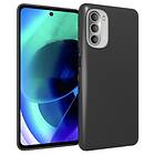 Skalo Moto G51 Mattsvart Ultratunn TPU-Skal