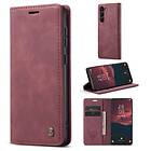 CASEME Plånboksfodral Galaxy S23 Röd