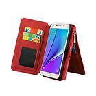 Multiplånbok 14-kort Galaxy S6 Edge Plus (SM-G928F) Röd