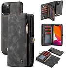 Multiplånbok CaseMe 11-kort iPhone 11 Pro Max (6,5") Musta/G