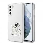 Karl Lagerfeld Samsung Galaxy S21 FE Skal Fun Choupette Transparent Klar