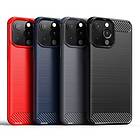 Skalo iPhone 13 Armor Carbon Stöttåligt TPU-skal Svart