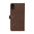 Essentials Apple iPhone XR, Läder wallet avtagbar, brun