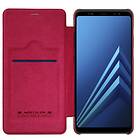 Nillkin Qin FlipCover Samsung Galaxy A8 Plus 2018 (SM-A730F) Röd