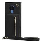 Zipper necklace case Huawei Mate 20 Svart