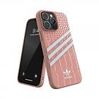 Adidas iPhone 14 Pro Max Skal 3 Stripes Snap Case Alligator Pink