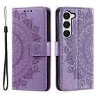 Skalo Samsung S23 Plus Mandala Plånboksfodral Lila