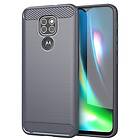 Plus Stöttåligt Armor Carbon TPU-skal Moto G9 Play / Moto E7 Grå