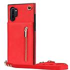 Zipper necklace case Galaxy Note 10 Plus Röd