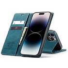 Smart CaseMe Magnet FlipCase Apple iPhone 14 Pro Blå