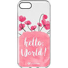 Cellularline Bloom, TPU skal iPhone 7/8/SE(2nd gen), Transparant med blommor