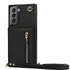Zipper necklace case Galaxy S23 Plus Svart