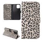 PRO iPhone 12 Max Plånboksfodral Fodral Leopard Gul