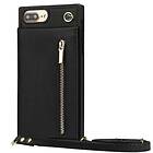 Zipper necklace case iPhone 8 Plus Svart