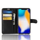 MAX Plånboksväska iPhone XS , Svart