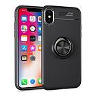 Slim Ring Case iPhone XS Max (6,5") Svart