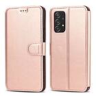 Skalo Samsung A53 5G Premium Cut Plånboksfodral Roséguld