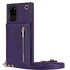 Zipper necklace case Galaxy S20 Ultra Lila