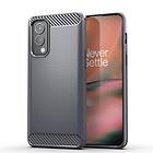 Skalo OnePlus Nord 2 Armor Carbon Stöttåligt TPU-skal Grå