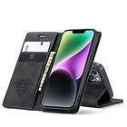 Smart CaseMe Magnet FlipCase Apple iPhone 14 Plus Svart
