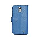 Mobilplånbok 2-kort Galaxy S2 LTE (GT-i9210) Blå