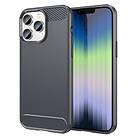 Skalo iPhone 14 Pro Max Armor Carbon Stöttåligt TPU-skal Grå