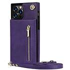 Zipper necklace case iPhone 12 Pro Max Lila