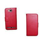 Mobilplånbok 2-kort Galaxy ATIV S (GT-i8750) Röd
