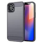 Skalo iPhone 12 Mini Armor Carbon Stöttåligt TPU-skal Grå