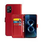 Mobilplånbok 3-kort Zenfone 8 (ZS590KS) Röd