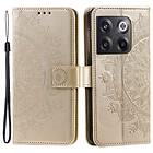 Skalo OnePlus 10T 5G Mandala Plånboksfodral Guld