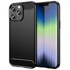 Skalo iPhone 14 Pro Max Armor Carbon Stöttåligt TPU-skal Svart