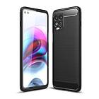Moto G100 Karbon fiber texture Skal Svart