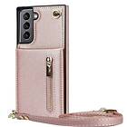 Zipper necklace case Galaxy S23 Plus Rosè