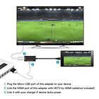 Micro-USB till HDMI Adapter MHL HDTV Samsung / Sony /