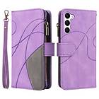 KS Plånboksfodral till Galaxy S23 Purple/Grå
