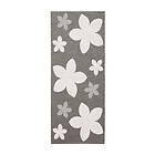 Horredsmattan Plastmatta Flower Plastic Grey 150x250 11411-D250