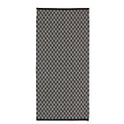 Horredsmattan Flatvävd Teppe Tjörn Ull Ullmatta Black 75x200 83014-R200