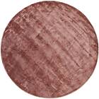 Venture Home Luggmatta Indra ø 200 cm Viscose Carpet ø200cm Dusty Pink 19975-339