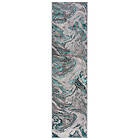 Flair Rugs Luggmatta Marbled 60X230 Emerald 503119371428