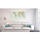 Arkiio Tavla World Map Beautiful 90x60 A3-N6756