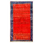 Arkiio Persisk Matta Gabbeh Shiraz Röd/Blå 97x172 Handknuten 751549