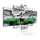 Arkiio Tavla Green Retro Car At Colorado Desert retro car at 200x100 A3-N2741-DKX