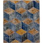 Arkiio Persisk Patchworkmatta Ull/Garn Tabriz 105x122 Handknuten 750636