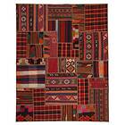 Arkiio Persisk Patchworkmatta Kelim Shiraz/Azerbajdzjan 155x206 Handknuten 751157