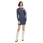 Pieces Crista Long Sleeve O Neck Knit Dress (Dam)