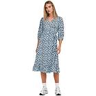 Only Olivia Wrap Midi Dress (Dam)