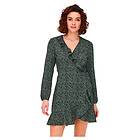 Only Carly Wrap Long Sleeve Short Dress (Dame)