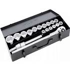 Yato hylsnycklar 21 stycken 3/4 1335